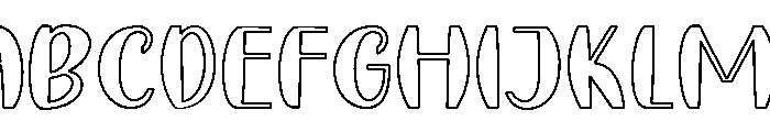 QuirkyRound Font UPPERCASE