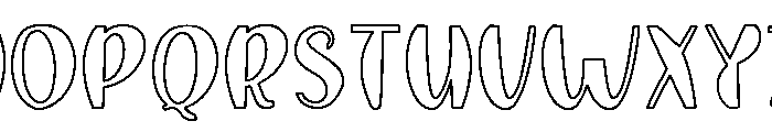 QuirkyRound Font UPPERCASE