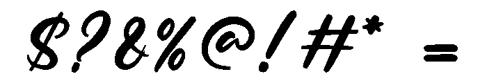 Quisty Moqine Regular Font OTHER CHARS