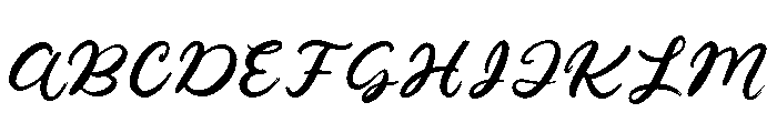 Quisty Moqine Regular Font UPPERCASE