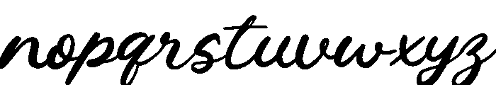 Quisty Moqine Regular Font LOWERCASE