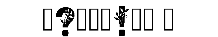 Quivon Regular Font OTHER CHARS