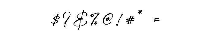 Quixotic Regular Font OTHER CHARS