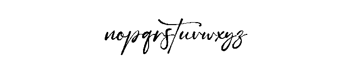 Quixotic Regular Font LOWERCASE