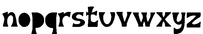 Quiz Risk Regular Font LOWERCASE