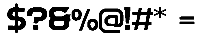 Quldy Regular Font OTHER CHARS