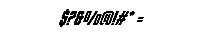 Qunko Slant Font OTHER CHARS
