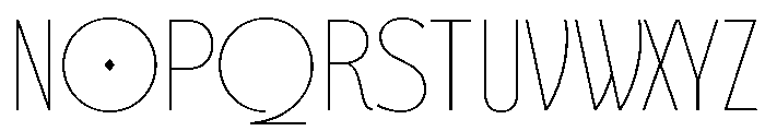 Qunotz Regular Font UPPERCASE