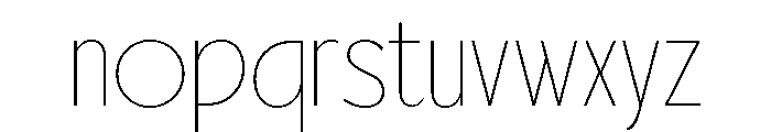 Qunotz Regular Font LOWERCASE