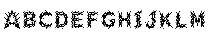 Quorik Regular Font UPPERCASE
