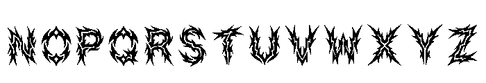 Quorik Regular Font LOWERCASE