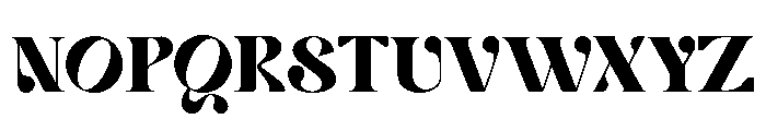 Quowist Display Font UPPERCASE