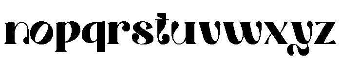 Quowist Display Font LOWERCASE