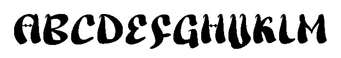 QurmaArab Font UPPERCASE