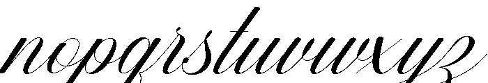Quttilena Italic Italic Font LOWERCASE