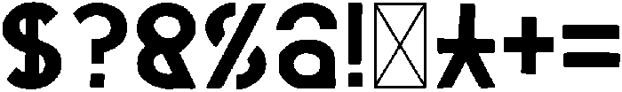 QUANTUM Regular otf (400) Font OTHER CHARS