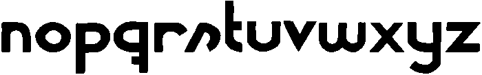 QUANTUM Regular otf (400) Font LOWERCASE