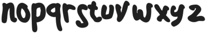 QUICKSquicklyBackSlantShadow otf (400) Font LOWERCASE
