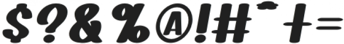 Quacker Slate Italic otf (400) Font OTHER CHARS