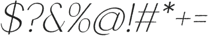 Quackey Rough Italic otf (400) Font OTHER CHARS