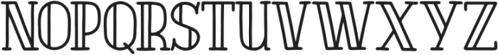 Quad Serif Blank otf (400) Font LOWERCASE