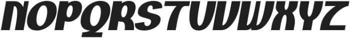Quadline Oblique otf (400) Font UPPERCASE