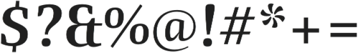 Quador SemiBold-Italic otf (600) Font OTHER CHARS