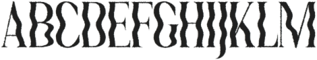 Quagey Rough Regular otf (400) Font UPPERCASE