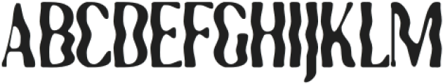 QuageyBlur-Regular otf (400) Font UPPERCASE