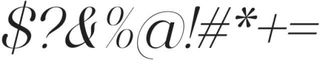 Quahon Italic otf (400) Font OTHER CHARS