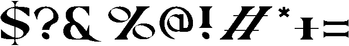 Quality otf (400) Font OTHER CHARS