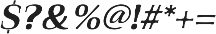 Qualitype Neo Dark Medium Italic otf (500) Font OTHER CHARS