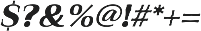 Qualitype Neo Lamp Bold Italic otf (700) Font OTHER CHARS