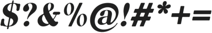 Qualux Bold Italic otf (700) Font OTHER CHARS
