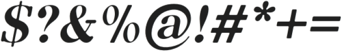 Qualux Semibold Italic otf (600) Font OTHER CHARS