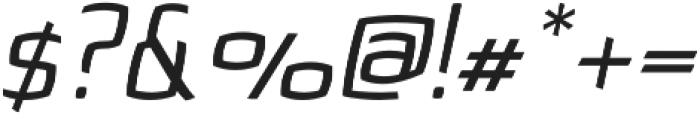 Quam Italic otf (400) Font OTHER CHARS