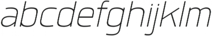Quan ExtraLight Italic otf (200) Font LOWERCASE