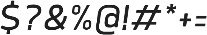 Quan Pro SemiLight Italic otf (300) Font OTHER CHARS