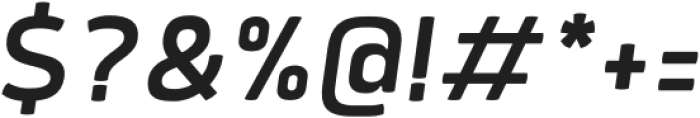 QuanPro-Italic otf (400) Font OTHER CHARS