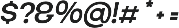 Quanta Grotesk Pro Semi Bold Italic otf (600) Font OTHER CHARS
