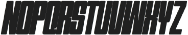 QuanteCondensed-Italic otf (400) Font UPPERCASE