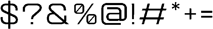 Quantix Book otf (400) Font OTHER CHARS