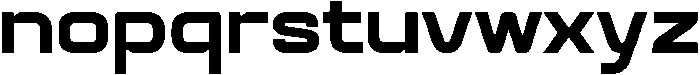 Quantix Extra Bold otf (700) Font LOWERCASE