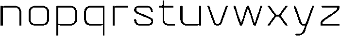 Quantix Light otf (300) Font LOWERCASE