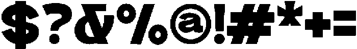 Quantro Sans Black otf (900) Font OTHER CHARS