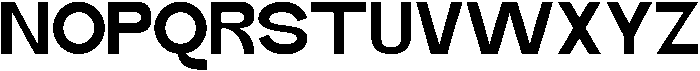 Quantro Sans Bold otf (700) Font UPPERCASE