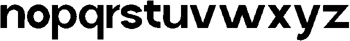 Quantro Sans Bold otf (700) Font LOWERCASE