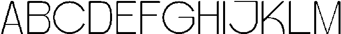 Quantro Sans Extra Light otf (200) Font UPPERCASE