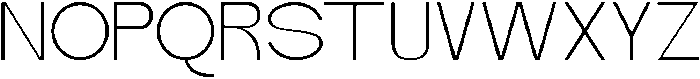 Quantro Sans Extra Light otf (200) Font UPPERCASE