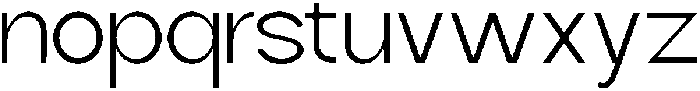 Quantro Sans Light otf (300) Font LOWERCASE